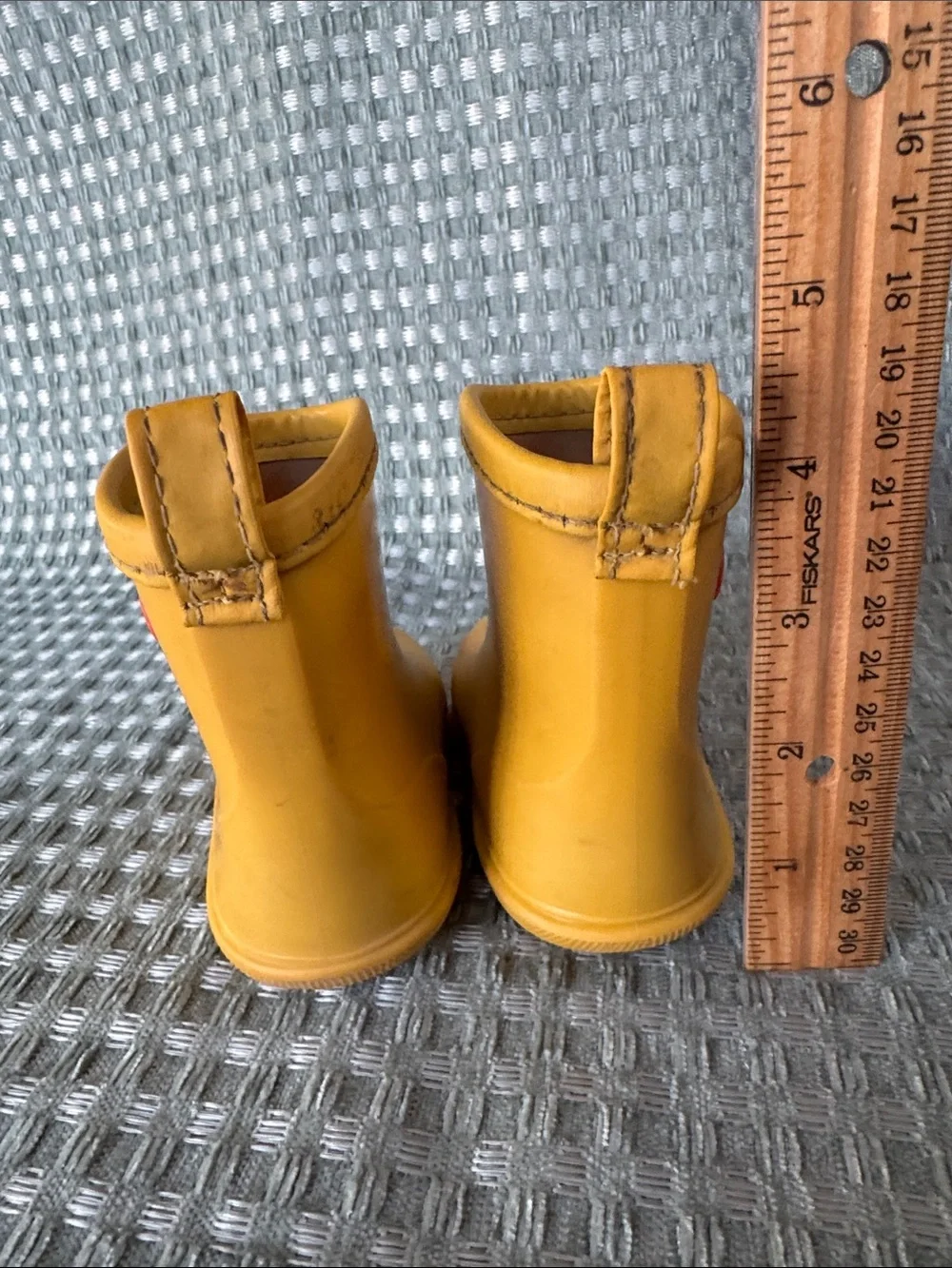 Tree Grandpa Toddler Yellow Rain Boots Size 13 Waterproof Easy On Size 13